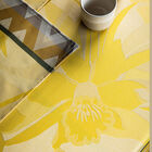 Coated tablecloth La Vie en Vosges Yellow 175x175 100% cotton, , hi-res image number 2