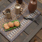 Coated placemat Origin Rythme Brown 50x36 100% cotton, , hi-res image number 1