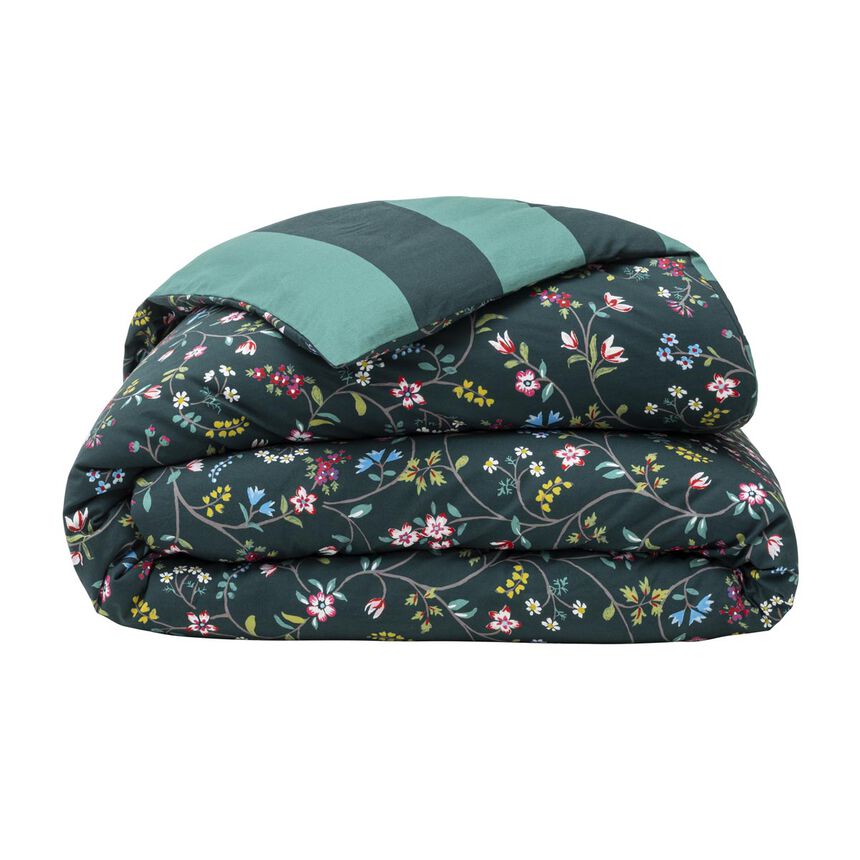 Duvet cover Vagabonde Green 135X200 100% cotton, , hi-res image number 1