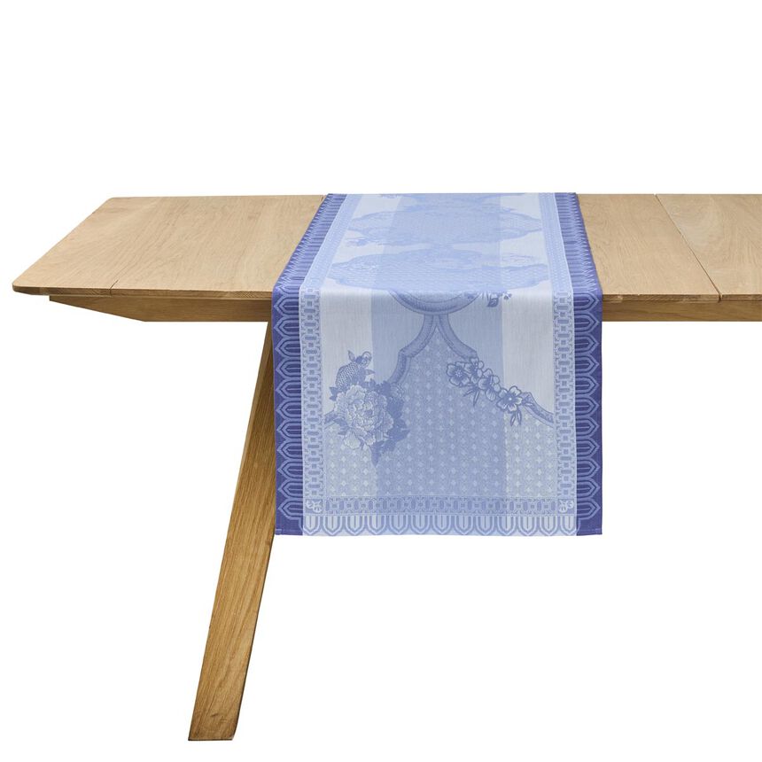 Runner Promenade Imp&eacute;riale Blue 50x150 100% cotton, , hi-res image number 0