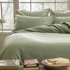 Duvet cover Nuances Green 140X200 50% cotton - 50 % linen, , hi-res image number 1