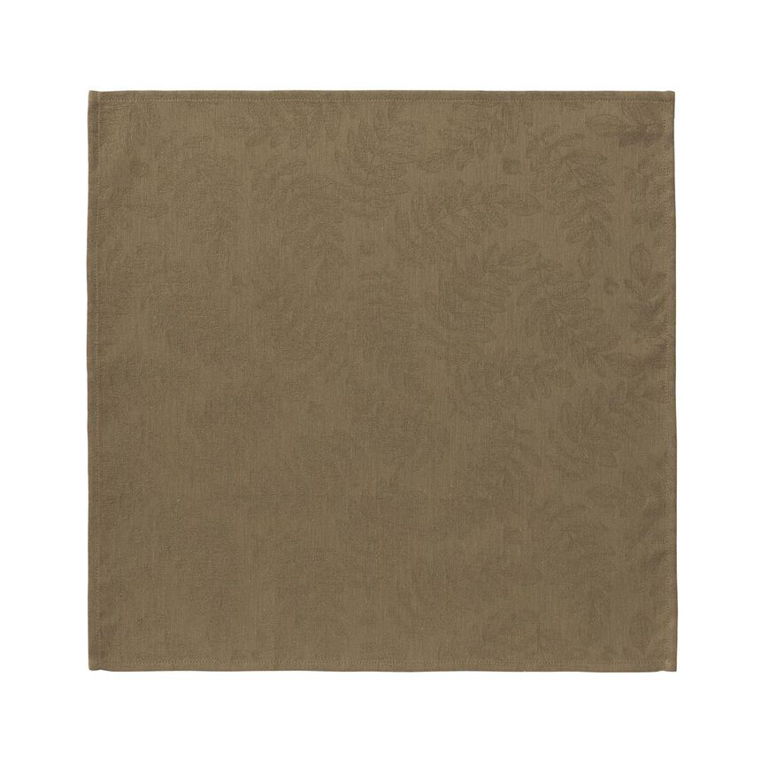 Napkin Vegetal mood Green 50x50 100% cotton, , hi-res image number 2