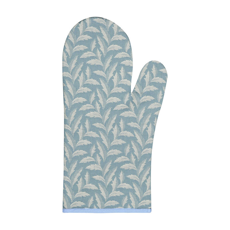 Oven gauntlet Joséphine Blue Unique size 100% cotton, , hi-res image number 0