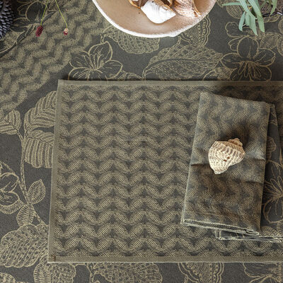 Napkin Sulawesi Feuillage Cotton