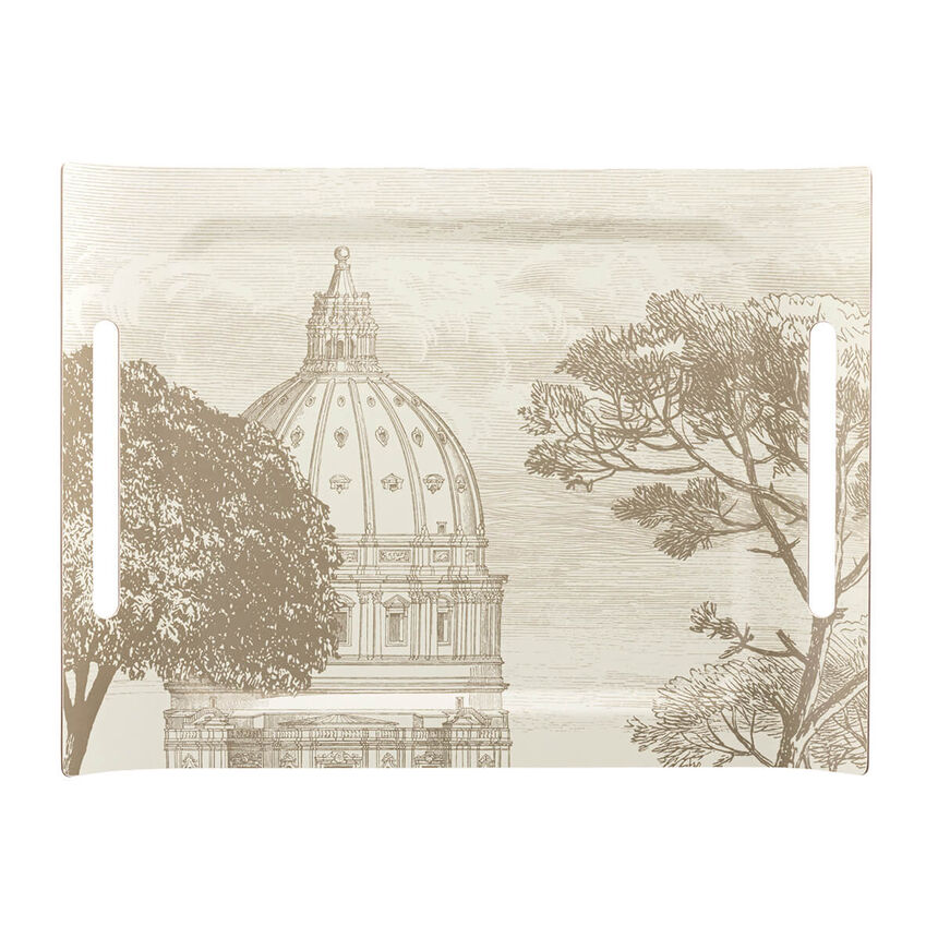 Tray Symphonie Beige 58x42 100% Wood, , hi-res image number 1