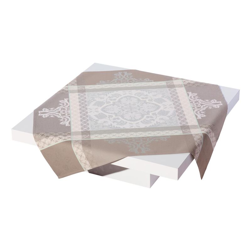 Coated tablecloth Azulejos Grey 175x175 100% cotton, , hi-res image number 1