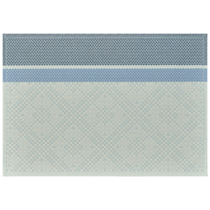Coated placemat Essentiel Graphique Blue 50x36 100% cotton, , hi-res image number 1
