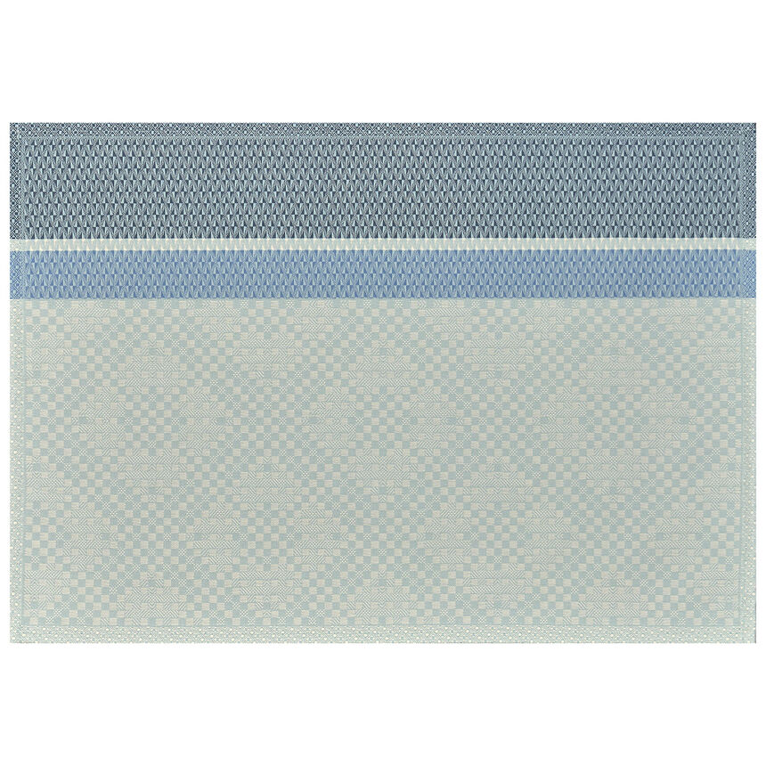 Coated placemat Essentiel Graphique Blue 50x36 100% cotton, , hi-res image number 1
