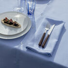Napkin Portofino Fiori Blue 58x58 100% linen, , hi-res image number 0