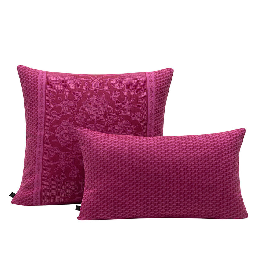 Cushion cover Palais V&eacute;nitien Pink 50x50 100% cotton, , hi-res image number 0
