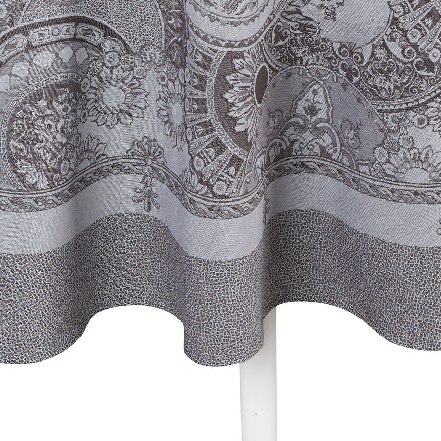 Tablecloth Porcelaine Kaolin &Oslash;210 100% cotton, , hi-res image number 7