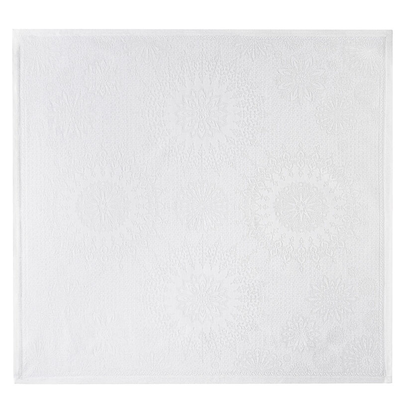 Tablecloth Lumières d'étoiles Diamant  White 166x175 85% Cotton, 11% Viscose, 4% Polyester, , hi-res image number 5