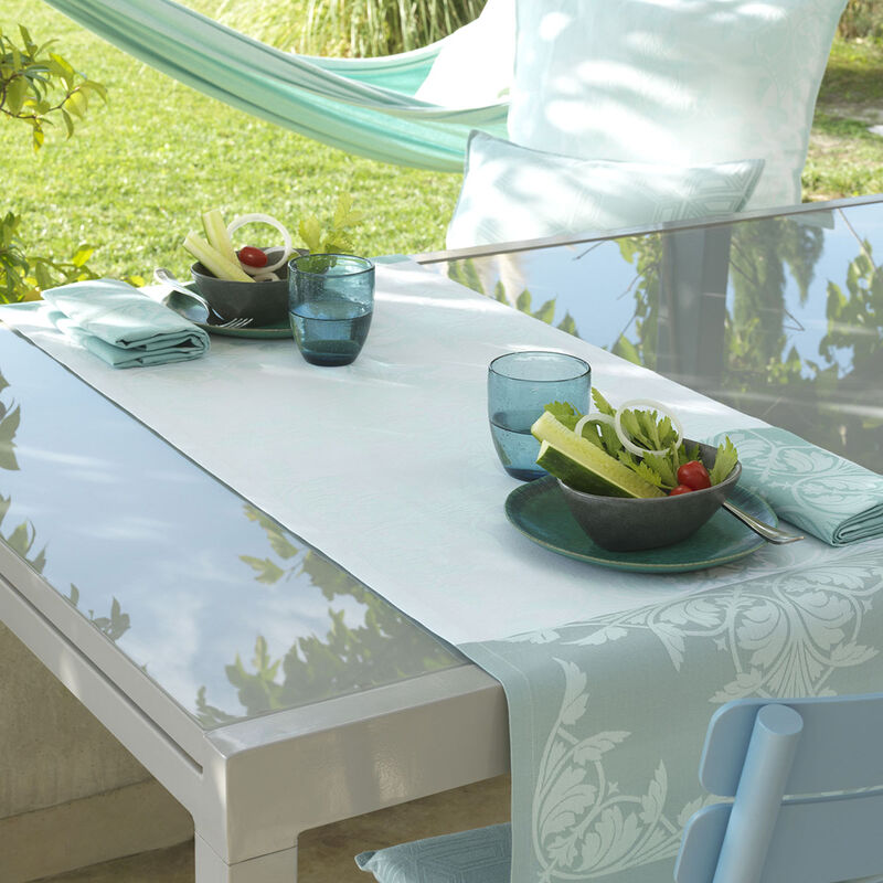 Runner Syracuse Aqua 50x150 100% cotton, , hi-res