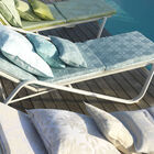 Sun lounger cushion Syracuse Aqua 60x190 Acrylic, , hi-res image number 4