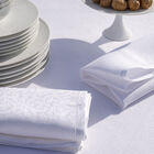 Napkin Portofino White 58x58 100% linen, , hi-res image number 0