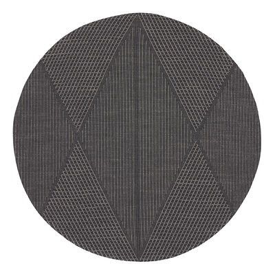 Placemat Club Losanges Meandres &Oslash;38 89% cotton / 11% linen