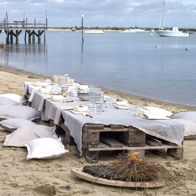 Tablecloth Slow Life Cotton, Linen
