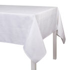 Tablecloth Bosphore Blanc White 175x175 50% cotton- 50 % linen, , hi-res image number 1