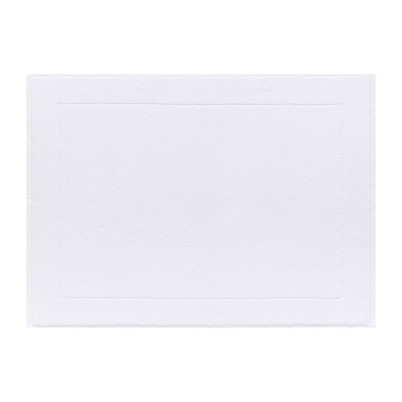 Bath mat Caresse White 60x80 100% cotton, , hi-res image number 0