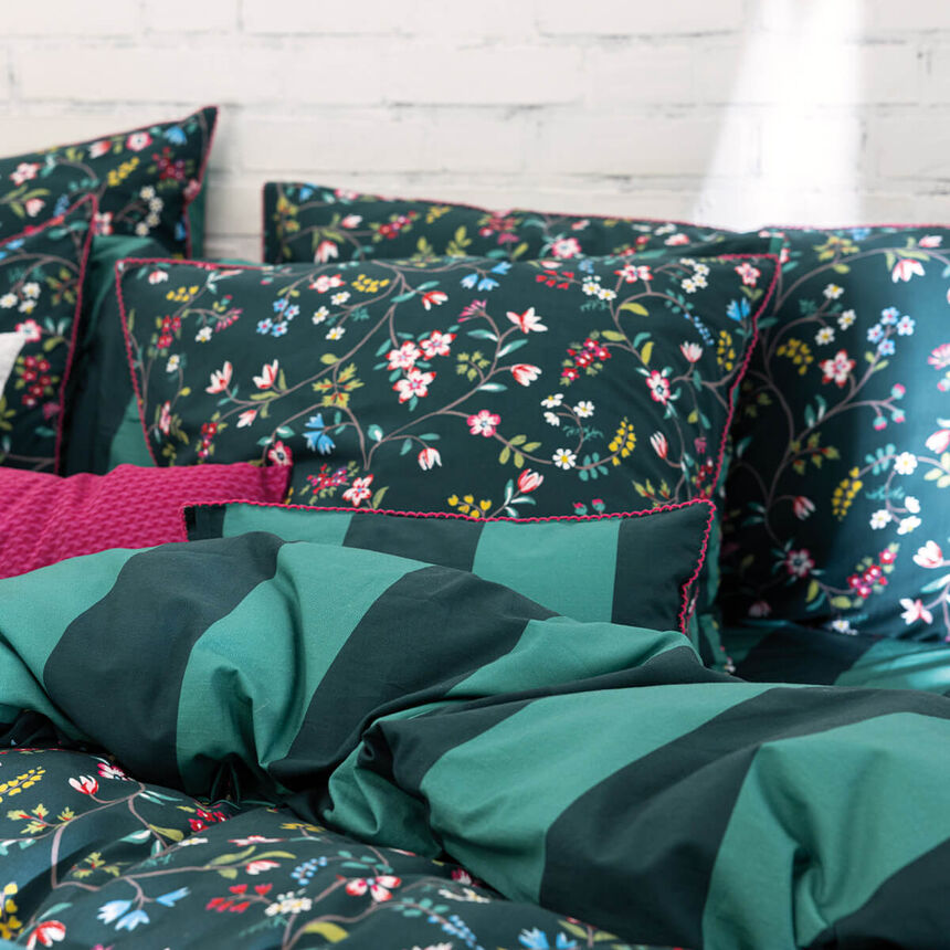 Duvet cover Vagabonde Green 135X200 100% cotton, , hi-res image number 2