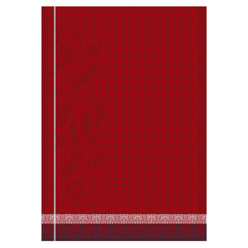 Hand towel Piments Red 54x38 100% cotton, , hi-res image number 0
