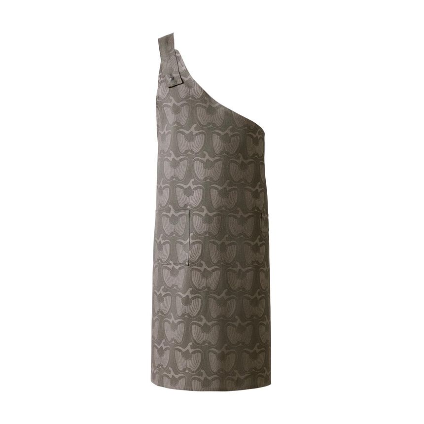 Apron Braise Grey 87x102 100% cotton, , hi-res image number 0
