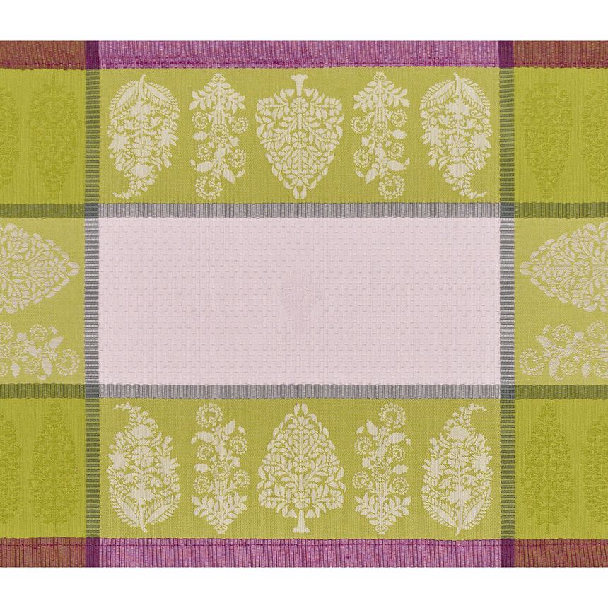 Placemat Sari Grey 54x38 100% cotton, , hi-res image number 0