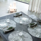 Placemat Souveraine  Silver Ø38 100% linen, , hi-res image number 0