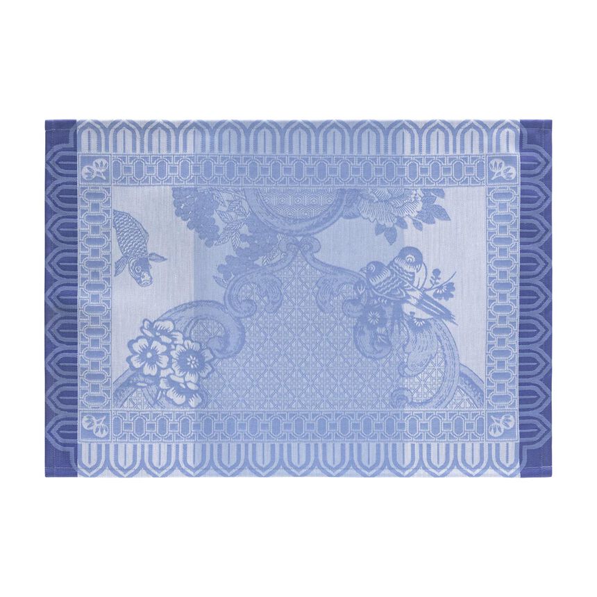 Coated placemat Promenade Imp&eacute;riale Blue 50x36 100% cotton, , hi-res image number 0