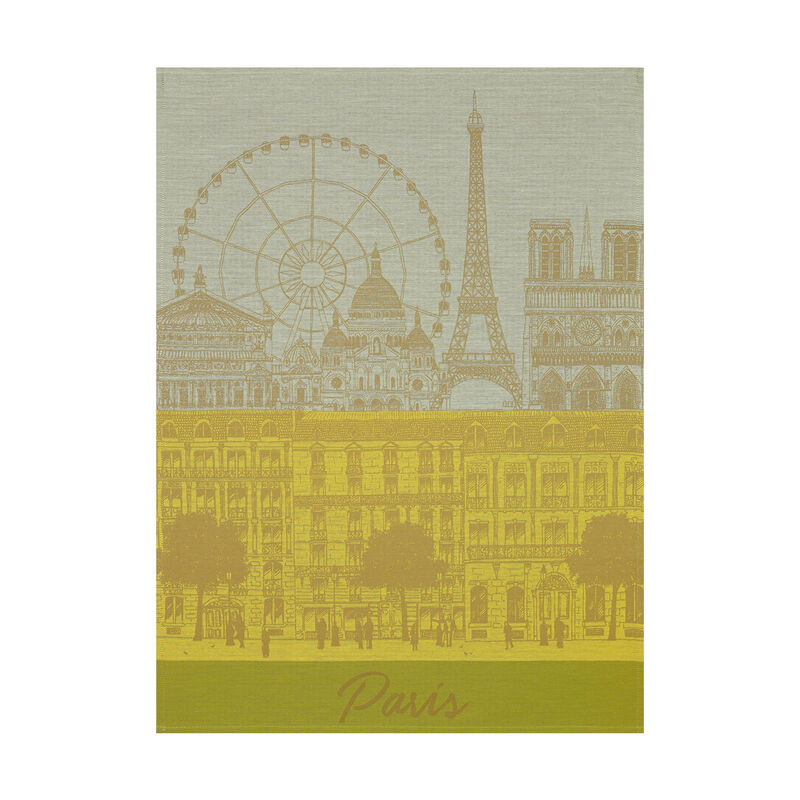Tea towel Paris panorama Sun 60x80 100% cotton, , hi-res image number 1