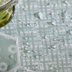Coated tablecloth Wagara coated Green 150x150 100% cotton, , hi-res image number 3