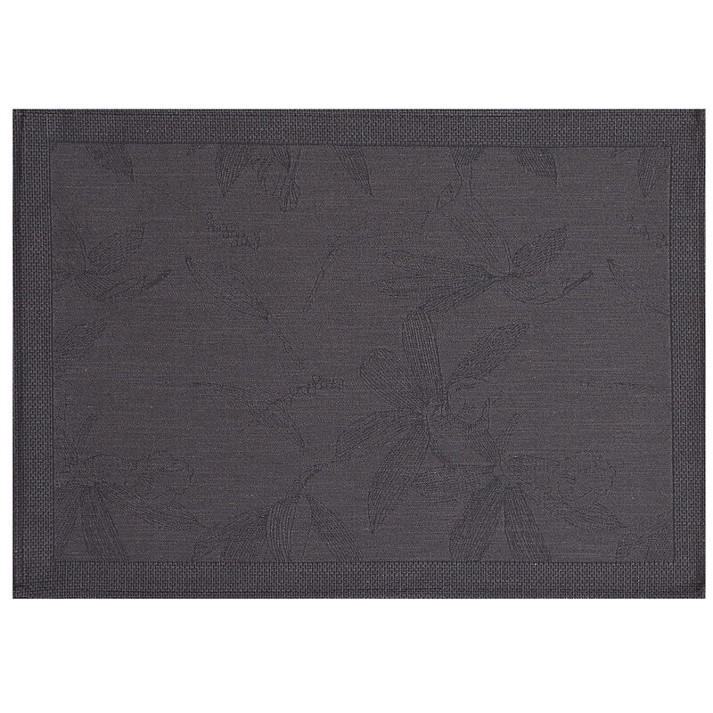 Coated placemat Slow Life Maxi Carbon 50x36 89% cotton / 11% linen, , hi-res image number 1
