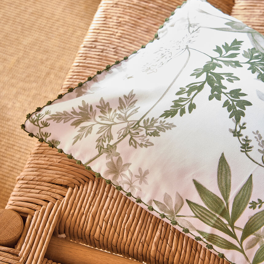 Shams Jardin d'Eden Green 30X41 100% cotton, , hi-res image number 5