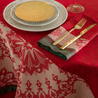 Tablecloth Lumières d'étoiles  Red 175x175 100% cotton, , hi-res image number 2