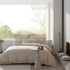 Duvet cover Portofino Beige 135X200 100% cotton, , hi-res image number 1