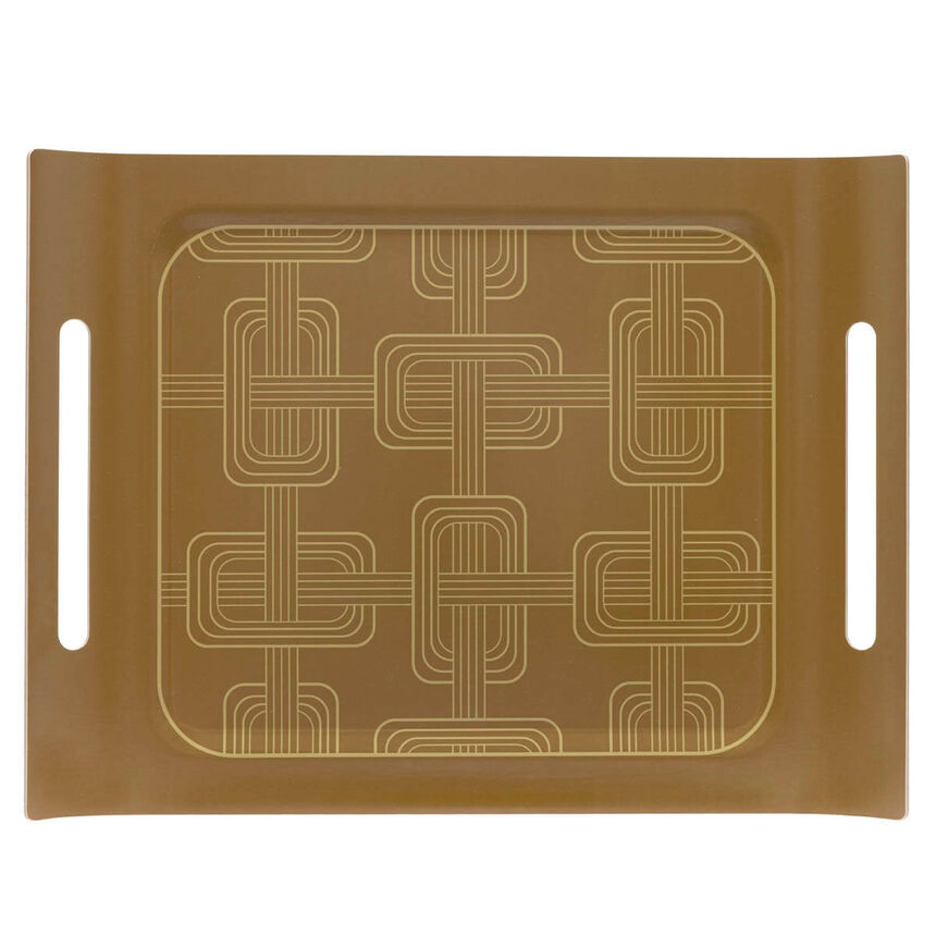 Tray H&ocirc;tel particulier Brown 58x42 100% Wood, , hi-res image number 1