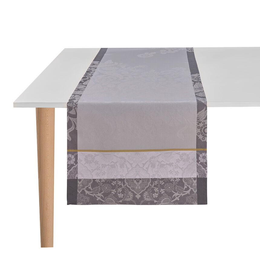 Runner Voyage Iconique Grey 50x150 100% cotton, , hi-res image number 1