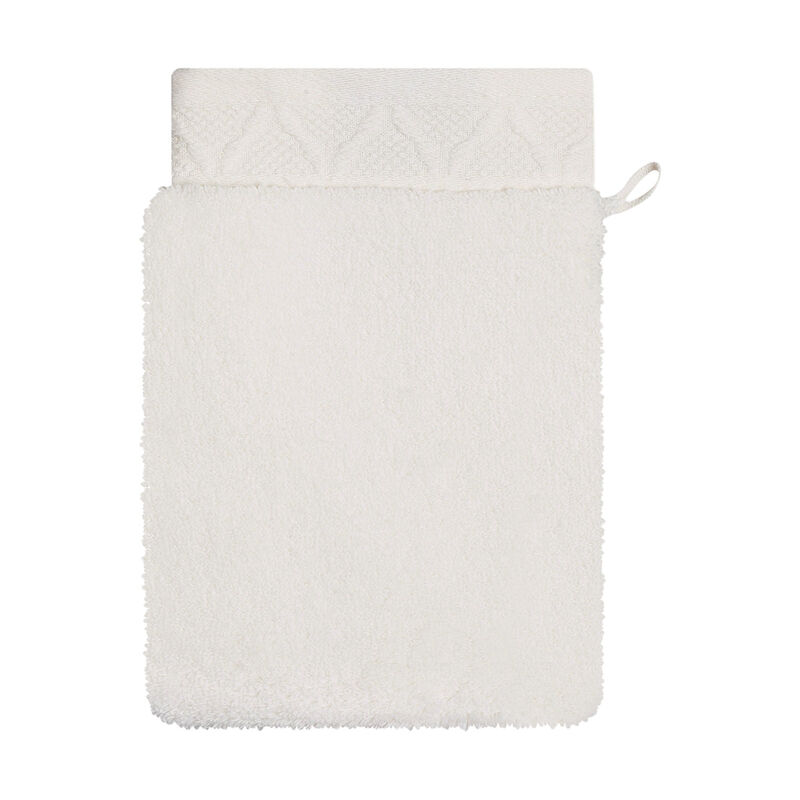 Wash mitt Caresse Ivory 15x22 100% cotton, , hi-res image number 0