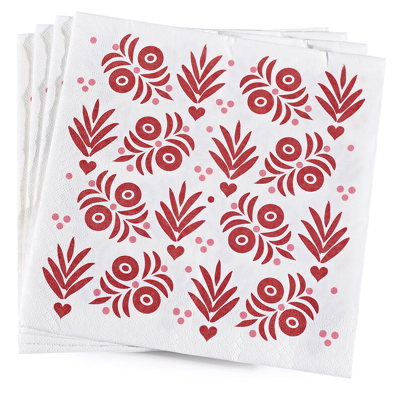 Paper napkin Vent d'ouest Strawberry 40x40 Paper, , hi-res image number 0
