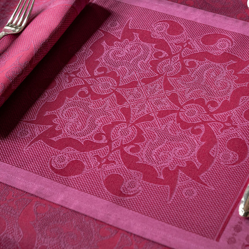 Placemat Palais V&eacute;nitien Pink 50x36 100% cotton, , hi-res image number 1