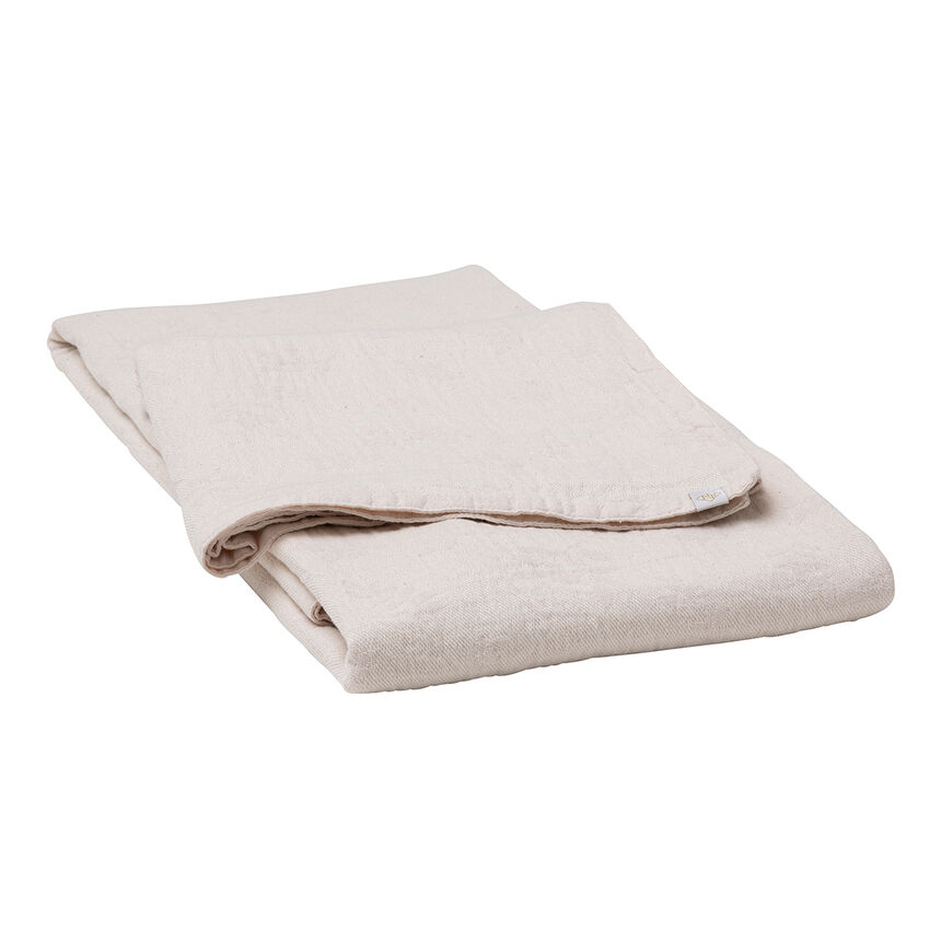 Throws Feuillage Pink 180x180 100% cotton, , hi-res image number 0