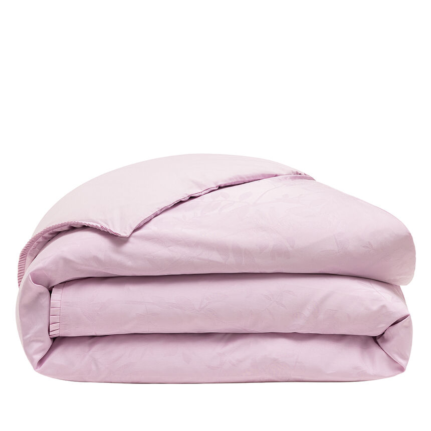 Duvet cover Pois de senteur Pink 135X200 100% cotton, , hi-res image number 1