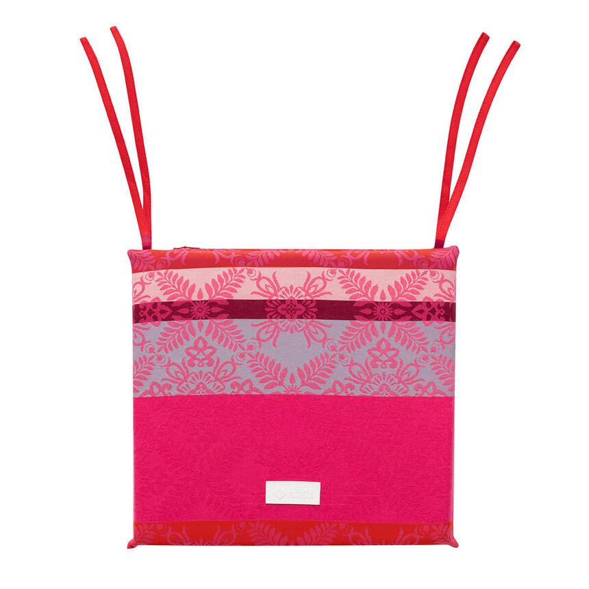 Chair cushion Mumbai Pink 40x40 100% cotton, , hi-res image number 0