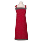 Apron Poésie d'hiver Red 90x96 100% cotton, , hi-res image number 1