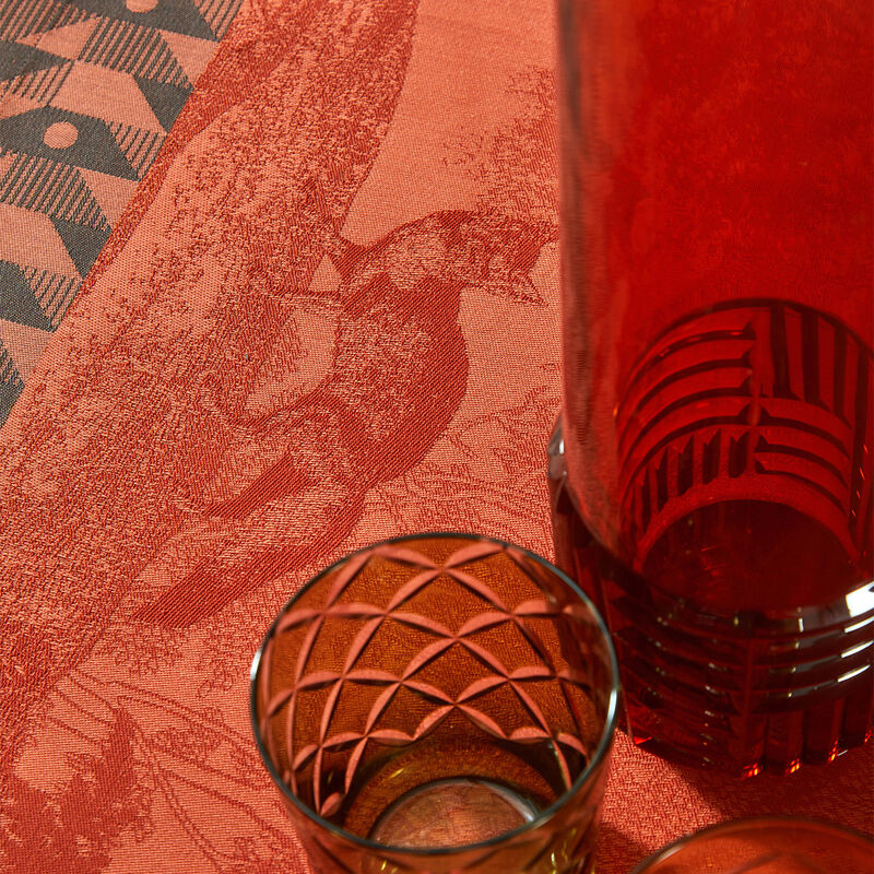 Tablecloth For&ecirc;t enchant&eacute;e Orange 175x175 100% cotton, , hi-res image number 5