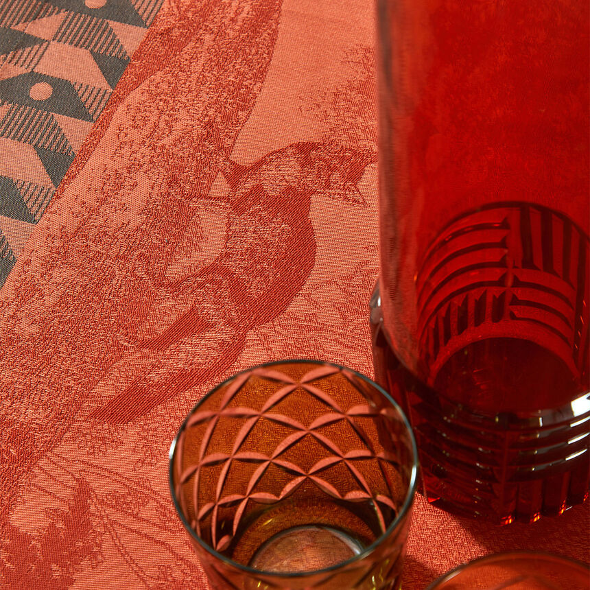 Tablecloth For&ecirc;t enchant&eacute;e Orange 175x175 100% cotton, , hi-res image number 5