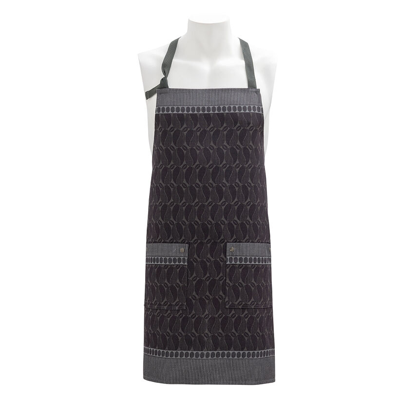 Apron Barista Black 80x96 100% cotton, , hi-res image number 0