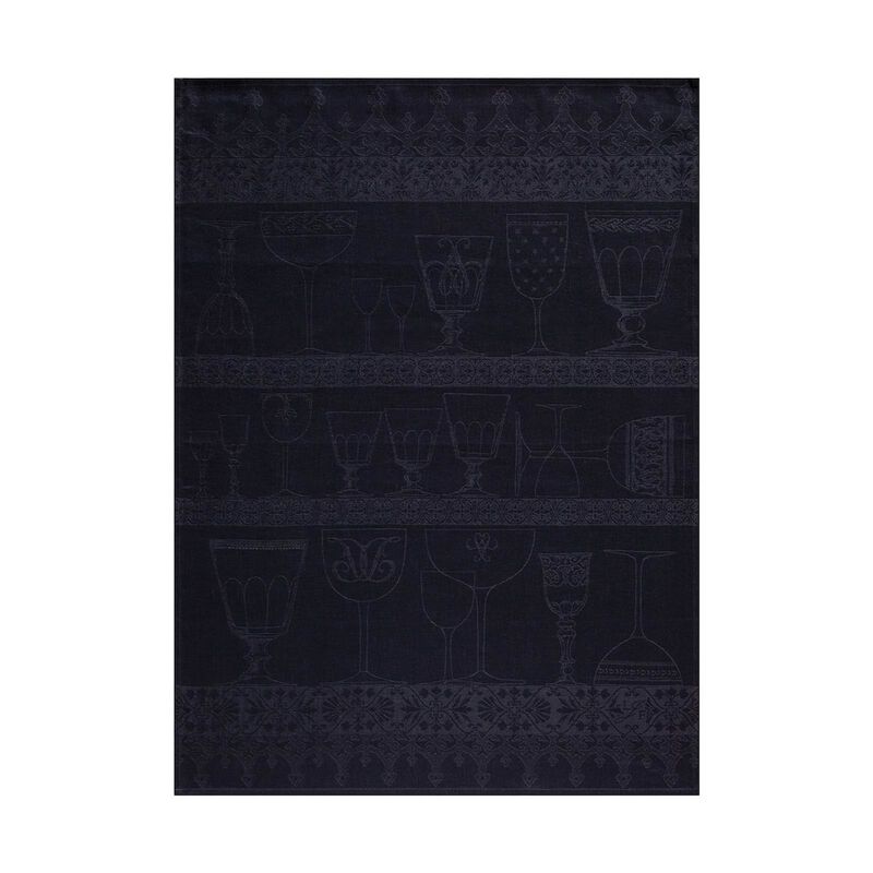 Crystal towel Cristal Slate 60x80 100% linen, , hi-res image number 0