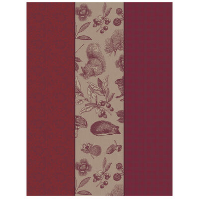 Tea towel Dans les bois Triptyque Cotton,  Tea towel Dans les bois Triptyque Cotton