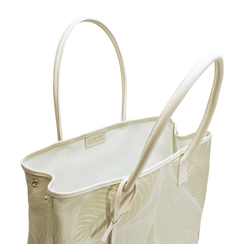 Shoulder bag Palme Green 100% cotton, acrylic coating. Garnish: Cattle leather, , hi-res image number 3